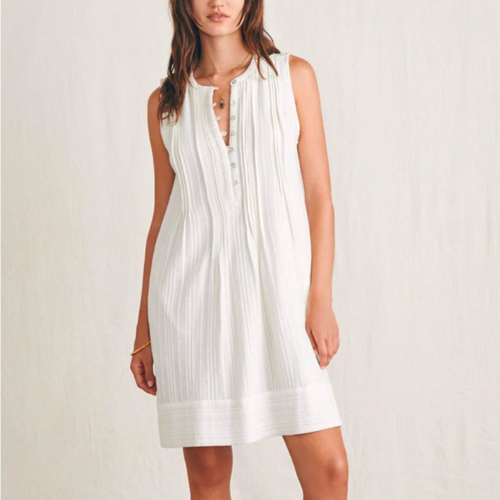 Faherty Cotton dress with pockets